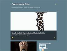 Tablet Screenshot of consumer-bits.com